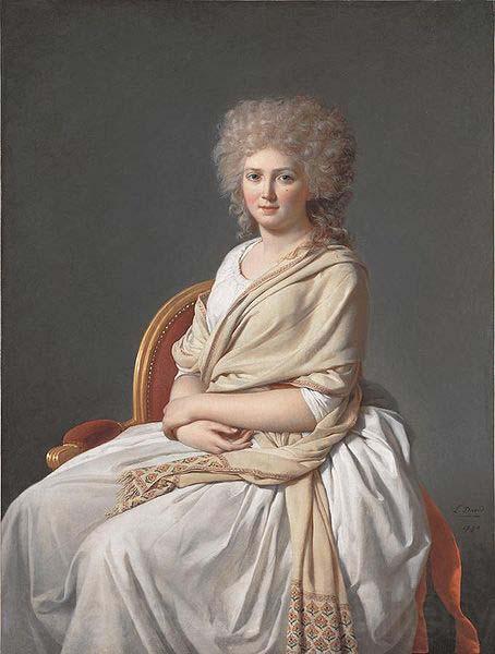 Jacques-Louis David Portrait of Anne Marie Louise Thelusson, Spain oil painting art